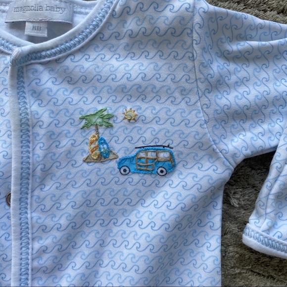 🌴EUC Magnolia Baby Convertible Gown - Surf’s Up - Picture 3 of 4